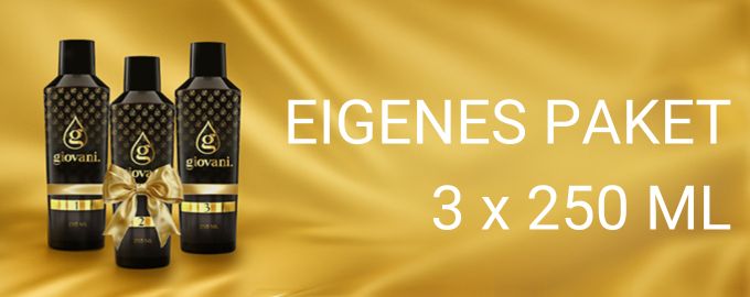 Ermäßigte Pakete 3 x 250 ml